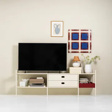 Portal TV stand 201 cm - Off-white - TÔNN furniture