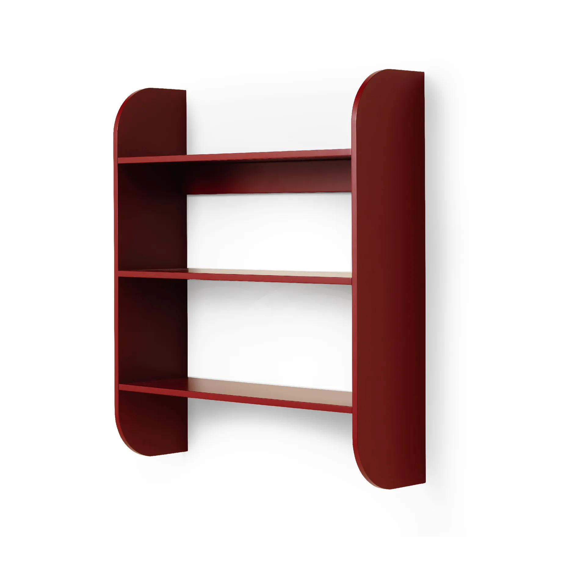Strapats wall shelf 62x73,6 cm, Burgundy TÔNN furniture