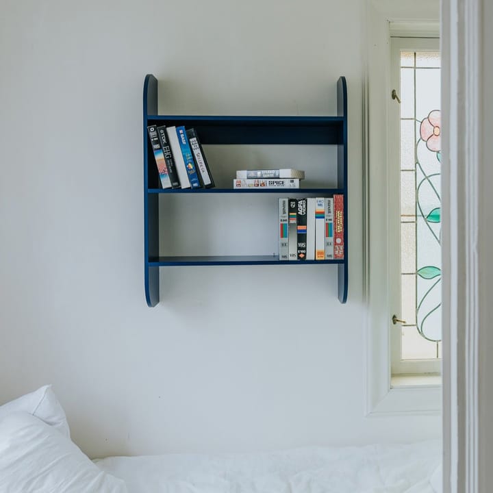 Strapats wall shelf 62x73,6 cm, Midnight blue TÔNN furniture