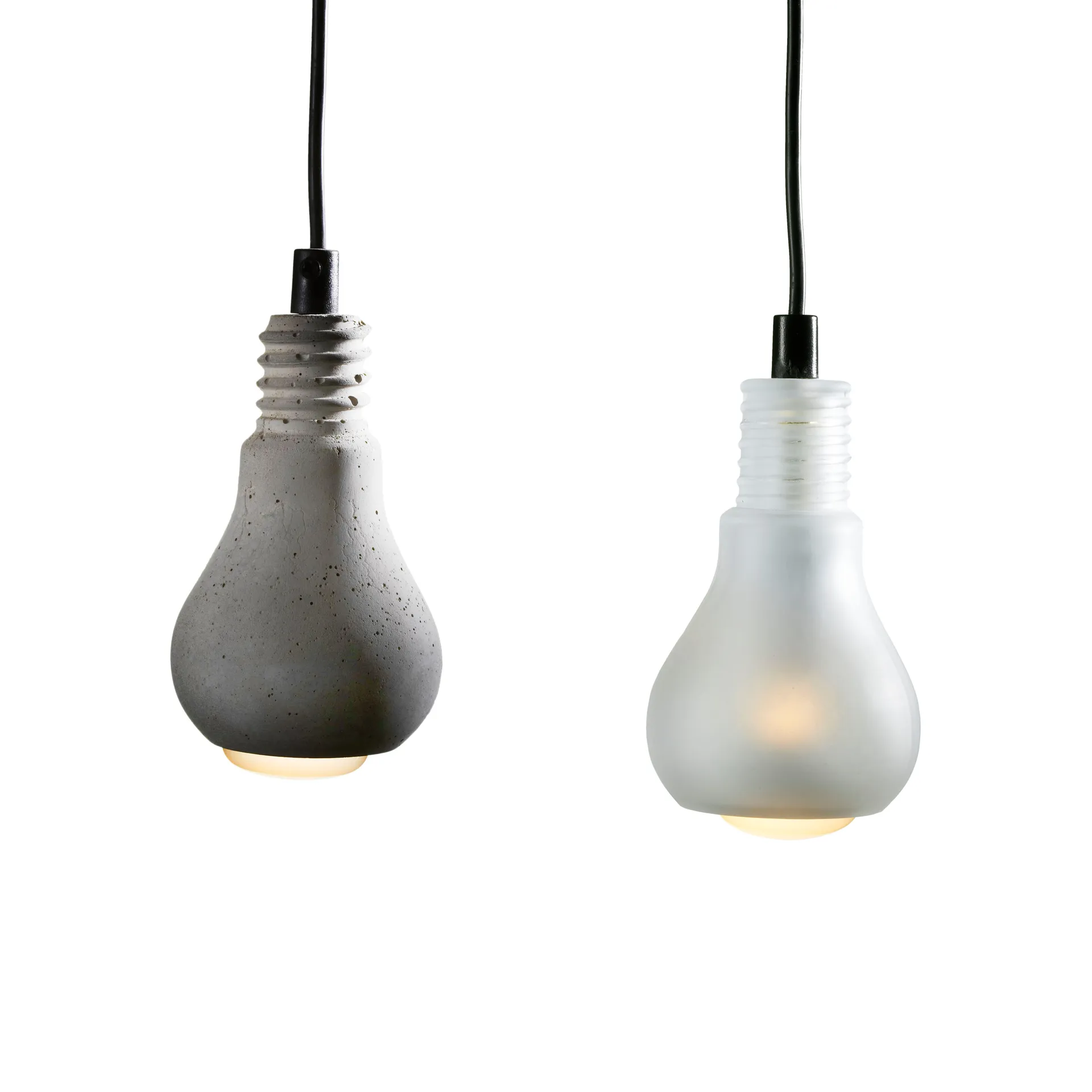 Edison lamp, concrete Tove Adman
