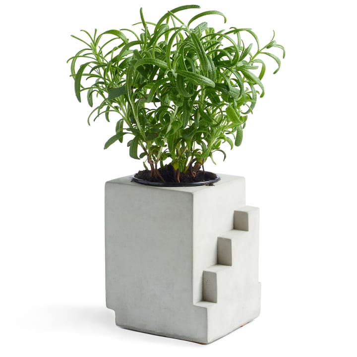 Max 1 concrete flower pot - grey - Tove Adman