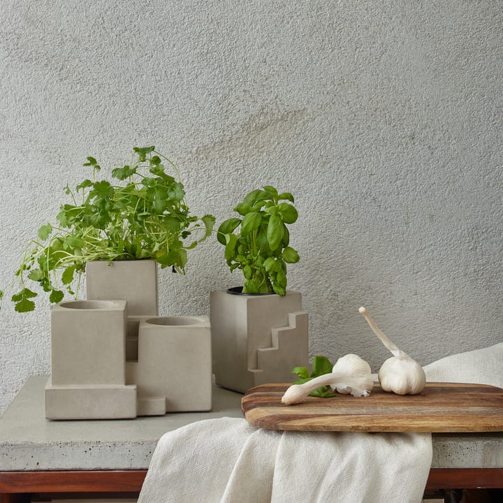 Max 1 concrete flower pot, grey Tove Adman