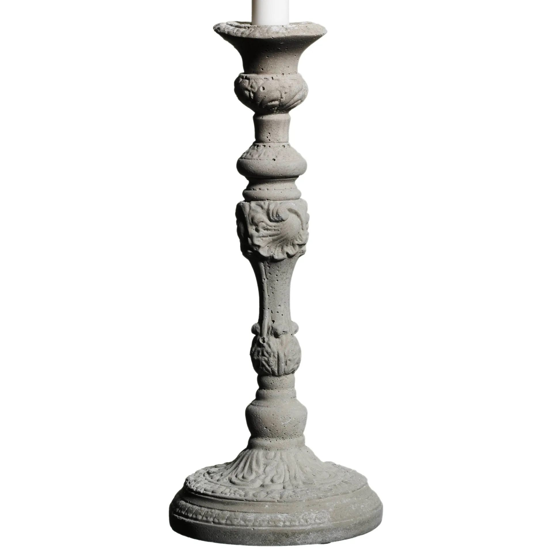 Tove Adman concrete candleholder, concrete Tove Adman