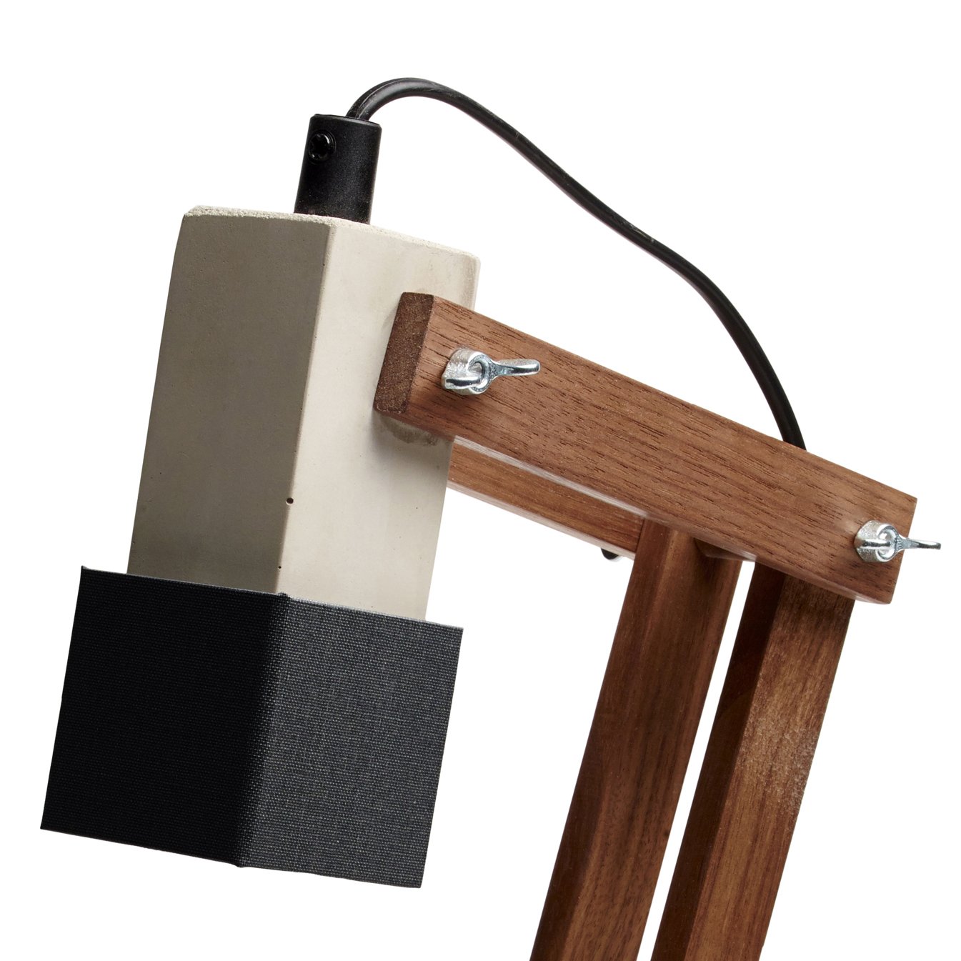 Tove Adman desk lamp concrete walnut