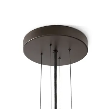Bella chandelier pendant lamp - SC114, Bronzed & Soft Canvas, Ø47.2 cm - &Tradition