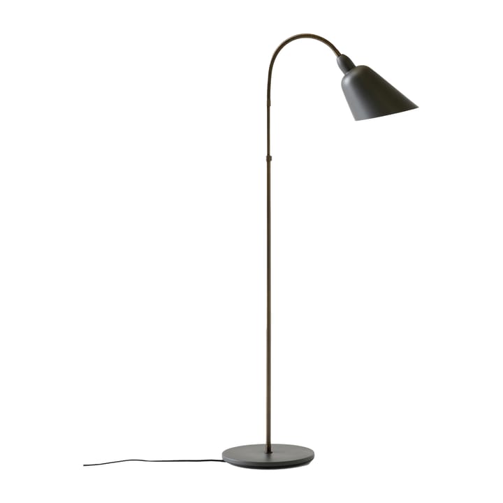 Bellevue AJ7 floor lamp Anniversary Edition - Stone grey-bronzed brass - &Tradition