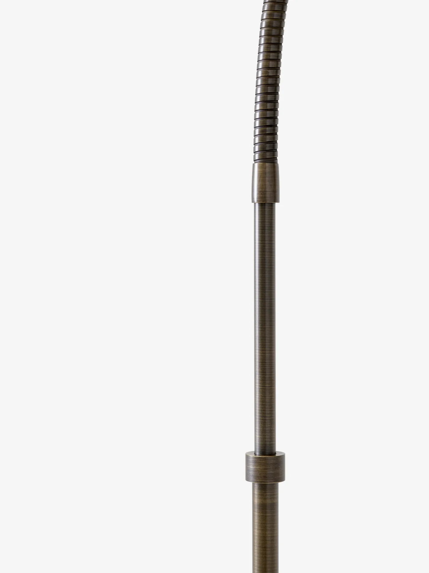 Bellevue AJ7 floor lamp Anniversary Edition, Stone grey-bronzed brass &Tradition