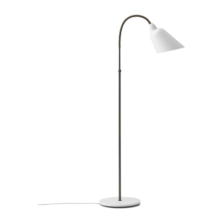 Bellevue AJ7 floor lamp Anniversary Edition - White-bronzed brass - &Tradition