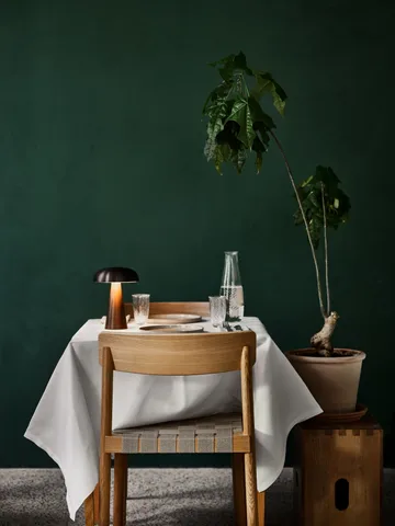 Betty TK1 chair, Oak-natural woven linen strap seat, 6-pack - &Tradition