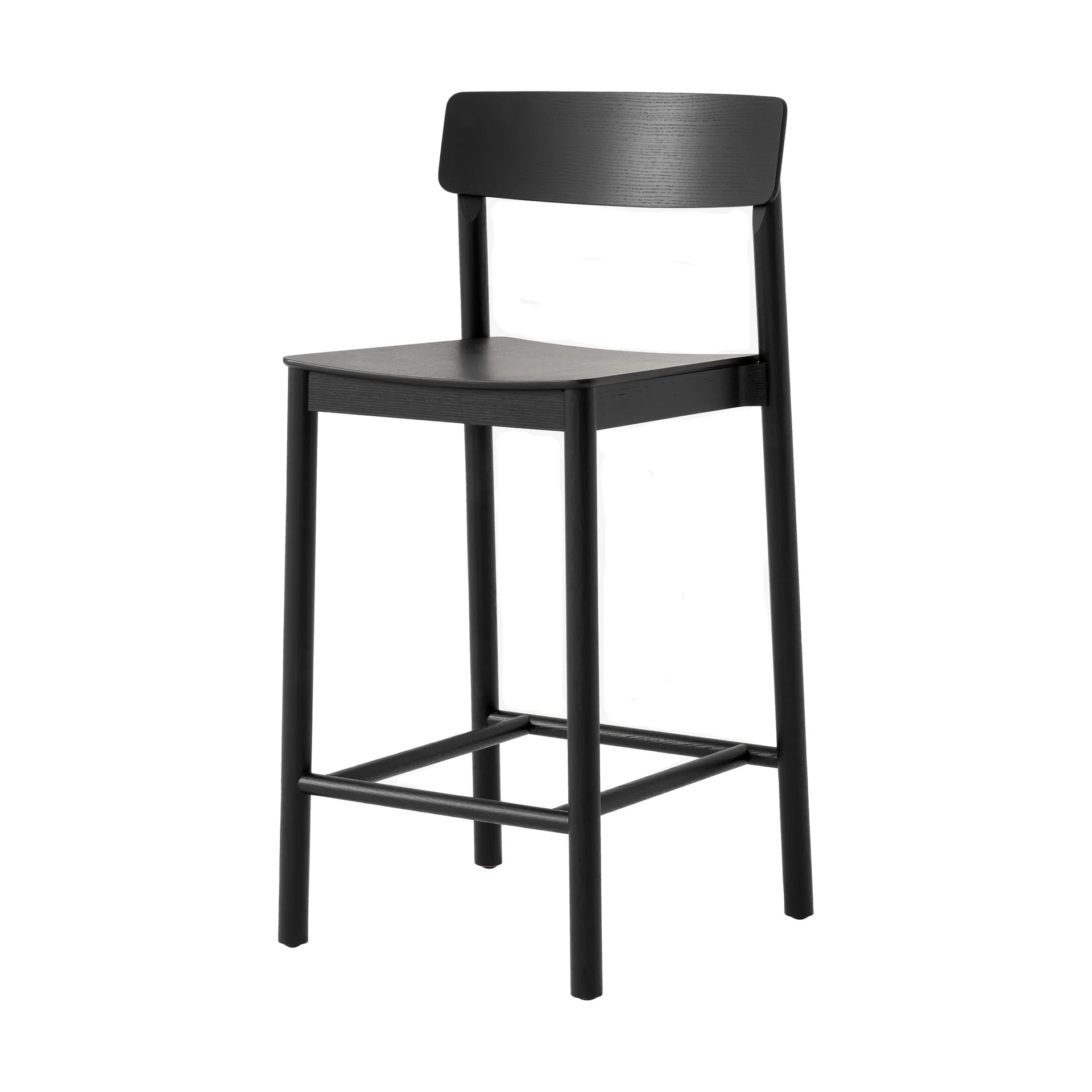 Betty TK13 Counter Chair 65 cm, Black lacquered ash &Tradition