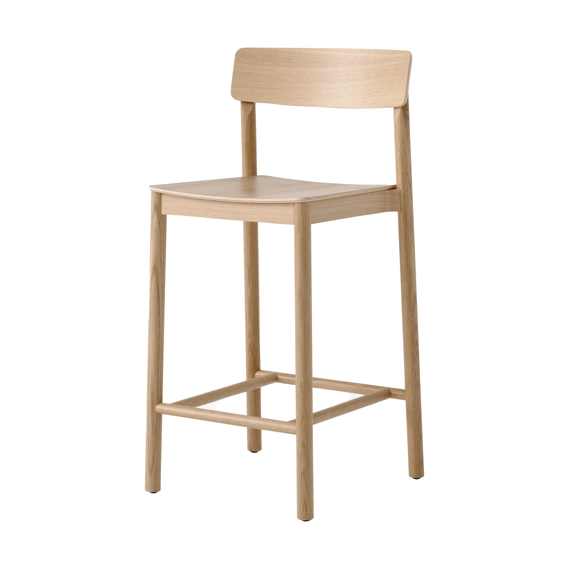 Betty TK13 Counter Chair 65 cm, Lacquered solid oak &Tradition