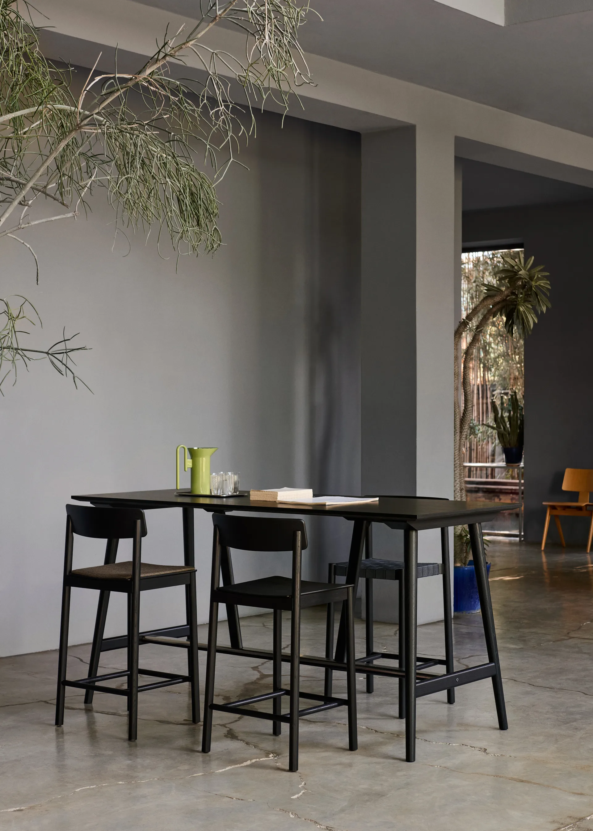 Betty TK13 Counter Chair 65 cm, Smoked oiled oak &Tradition