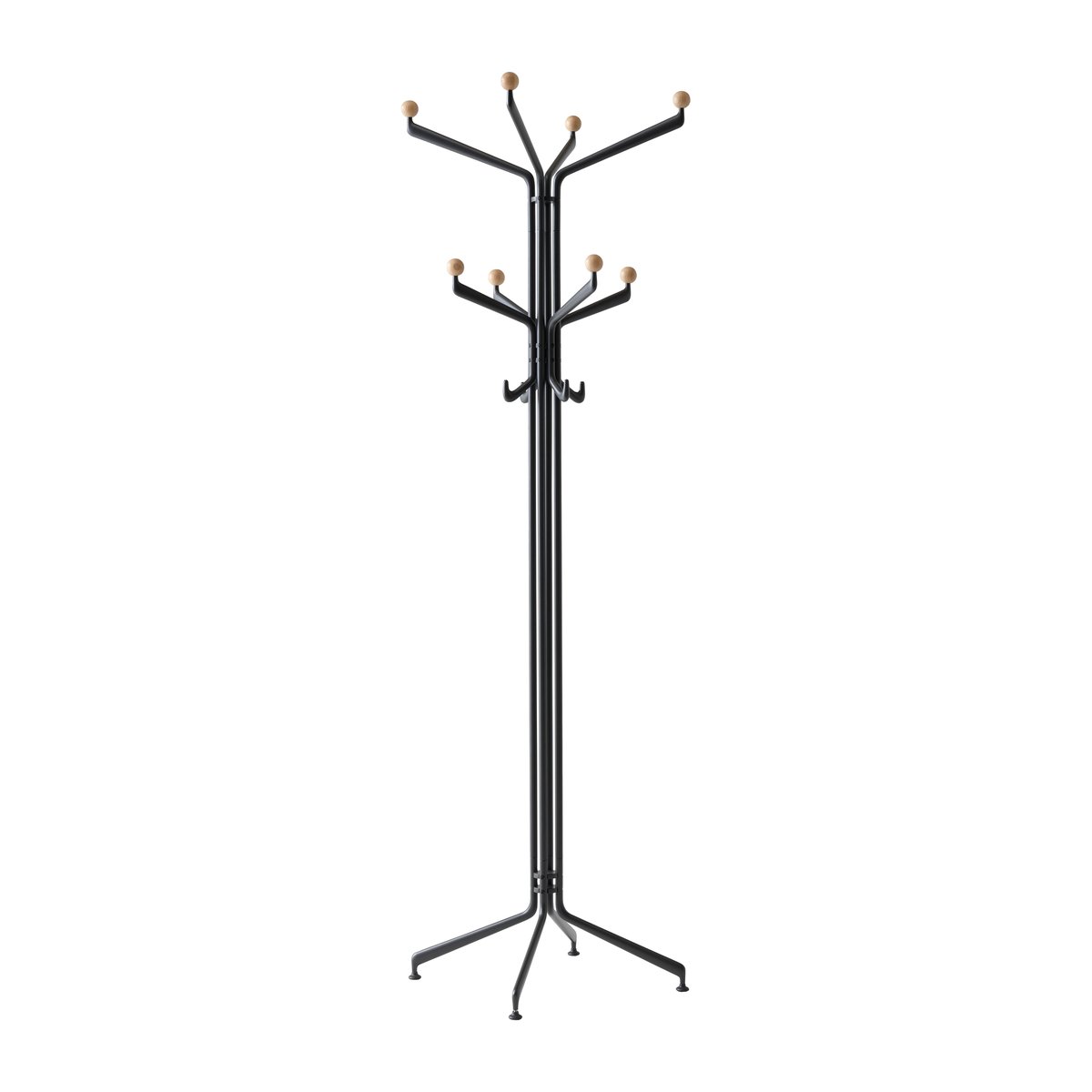 &Tradition Capture SC77 hanger Graphite-Oak | Scandinavian Design | Clothes racks, coat stands & hangers | Grey