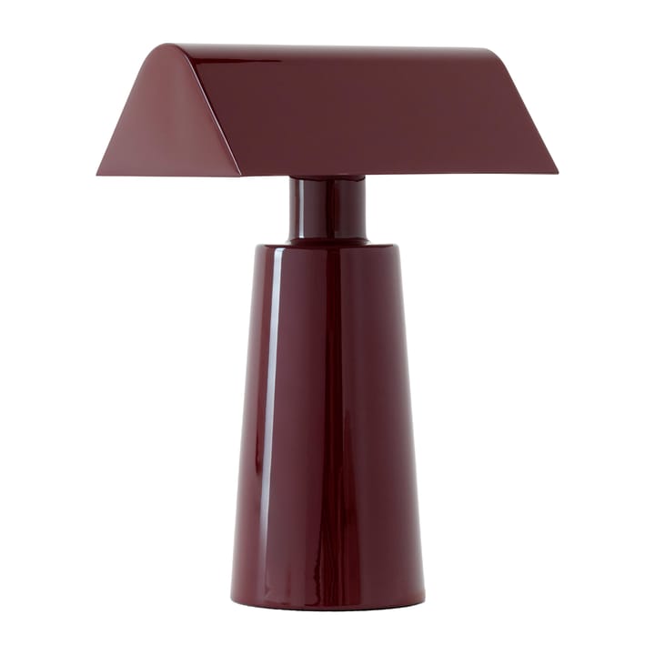 Caret MF1 portable table lamp - Dark burgundy - &Tradition