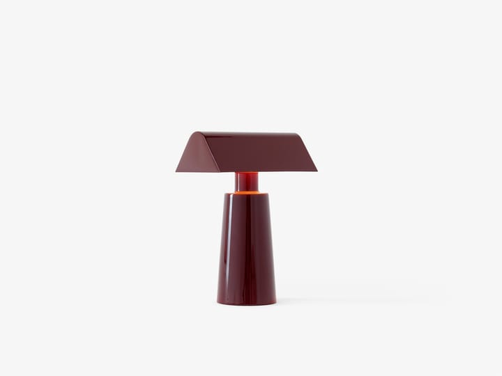 Caret MF1 portable table lamp - Dark burgundy - &Tradition
