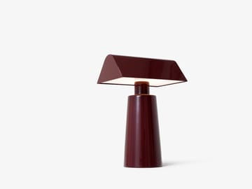 Caret MF1 portable table lamp - Dark burgundy - &Tradition