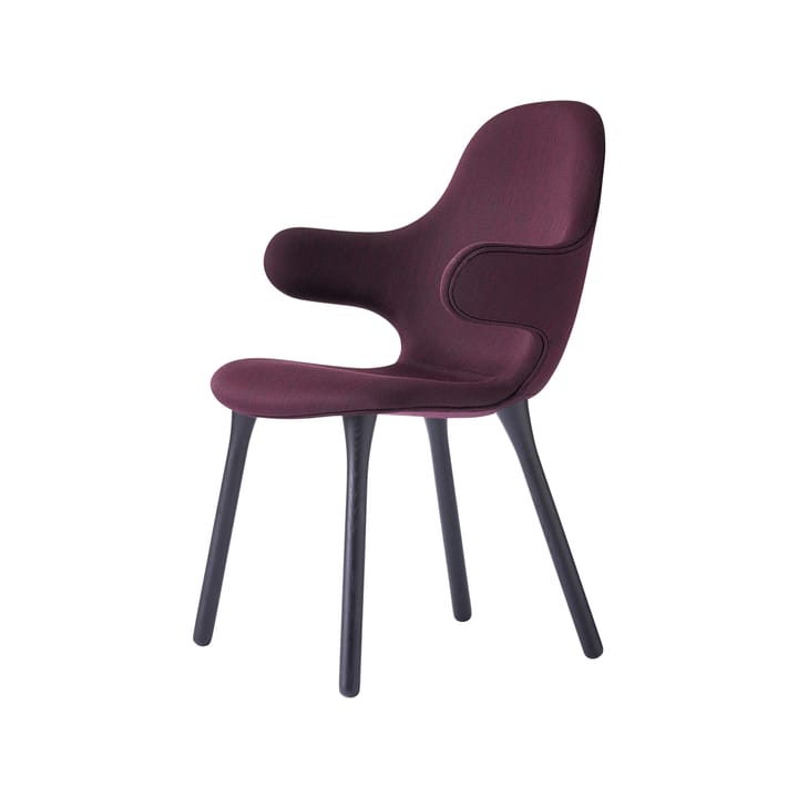 Catch JH1 chair - Remix 662 dark red- black oak - &Tradition