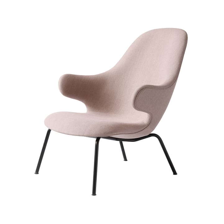 Catch JH14 lounge chair - Fiord 521 pink-black steel legs - &Tradition