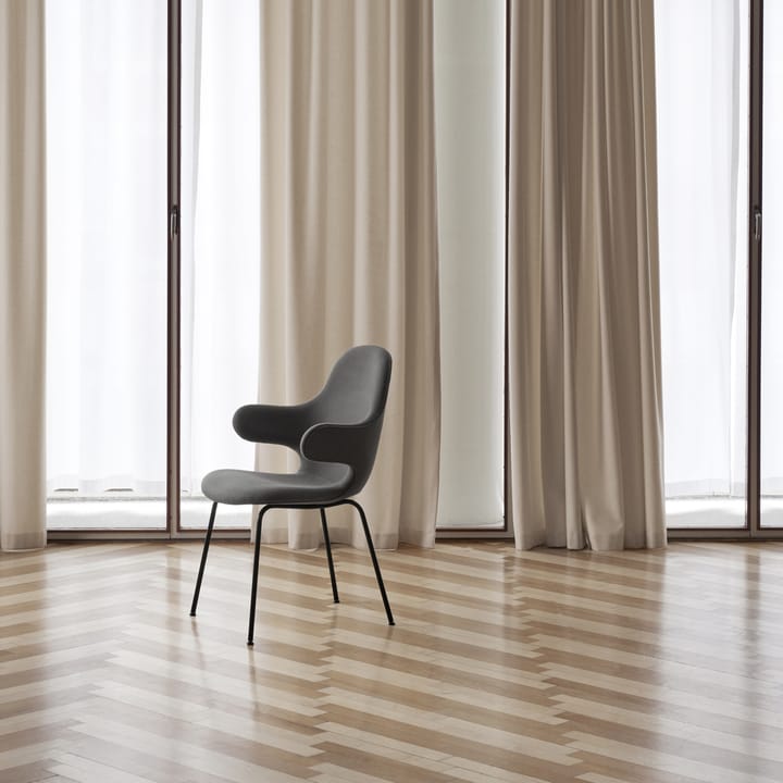 Catch JH15 chair - Divina 584 red-black lacquered steel - &Tradition