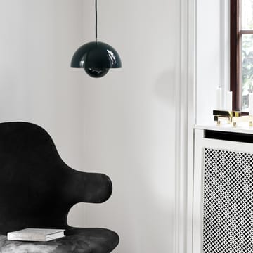 Catch JH15 chair - Divina 584 red-black lacquered steel - &Tradition