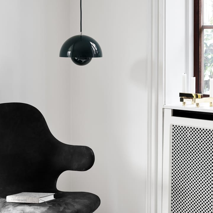 Catch JH15 chair - Divina 584 red-black lacquered steel - &Tradition