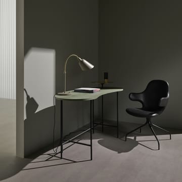 Catch JH2 office chair - Fabric steelcut 255 dark beige, black stand - &Tradition