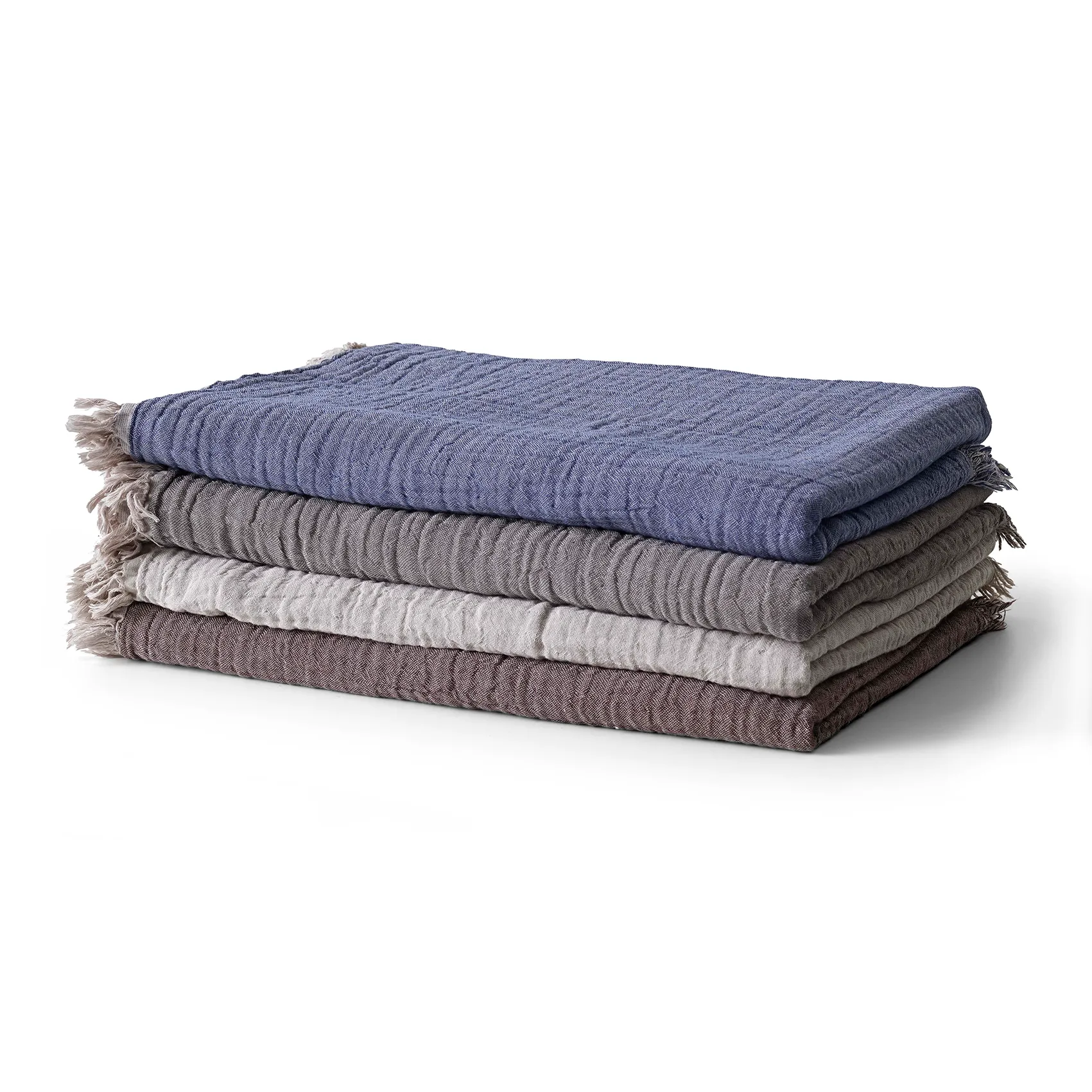 Collect cotton throw SC33 260x260 cm, cloud & milk (beige-white) &Tradition