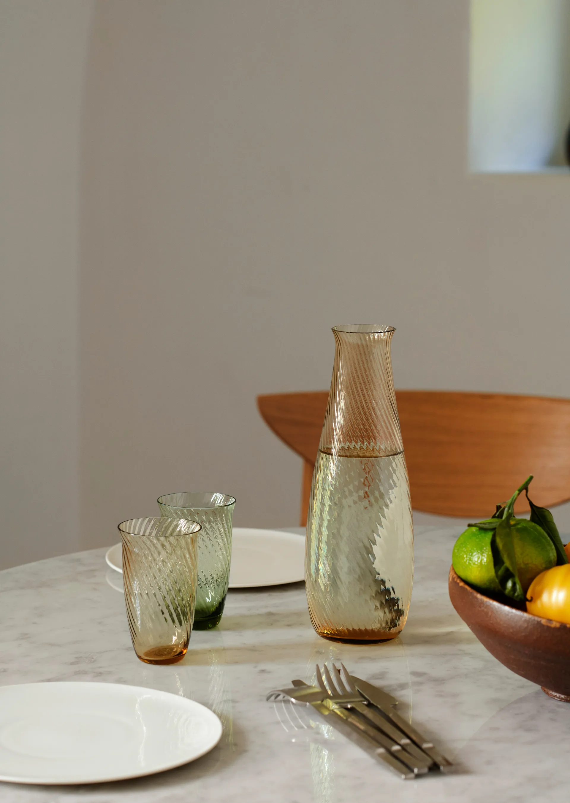 Collect SC60 water glass 2-pack, Amber &Tradition