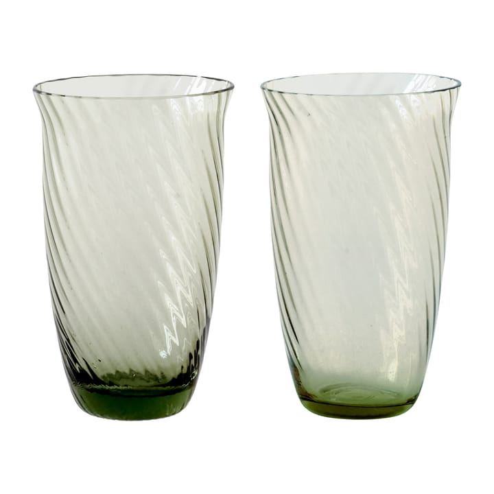 Collect SC60 water glass 2-pack - Moss - &Tradition