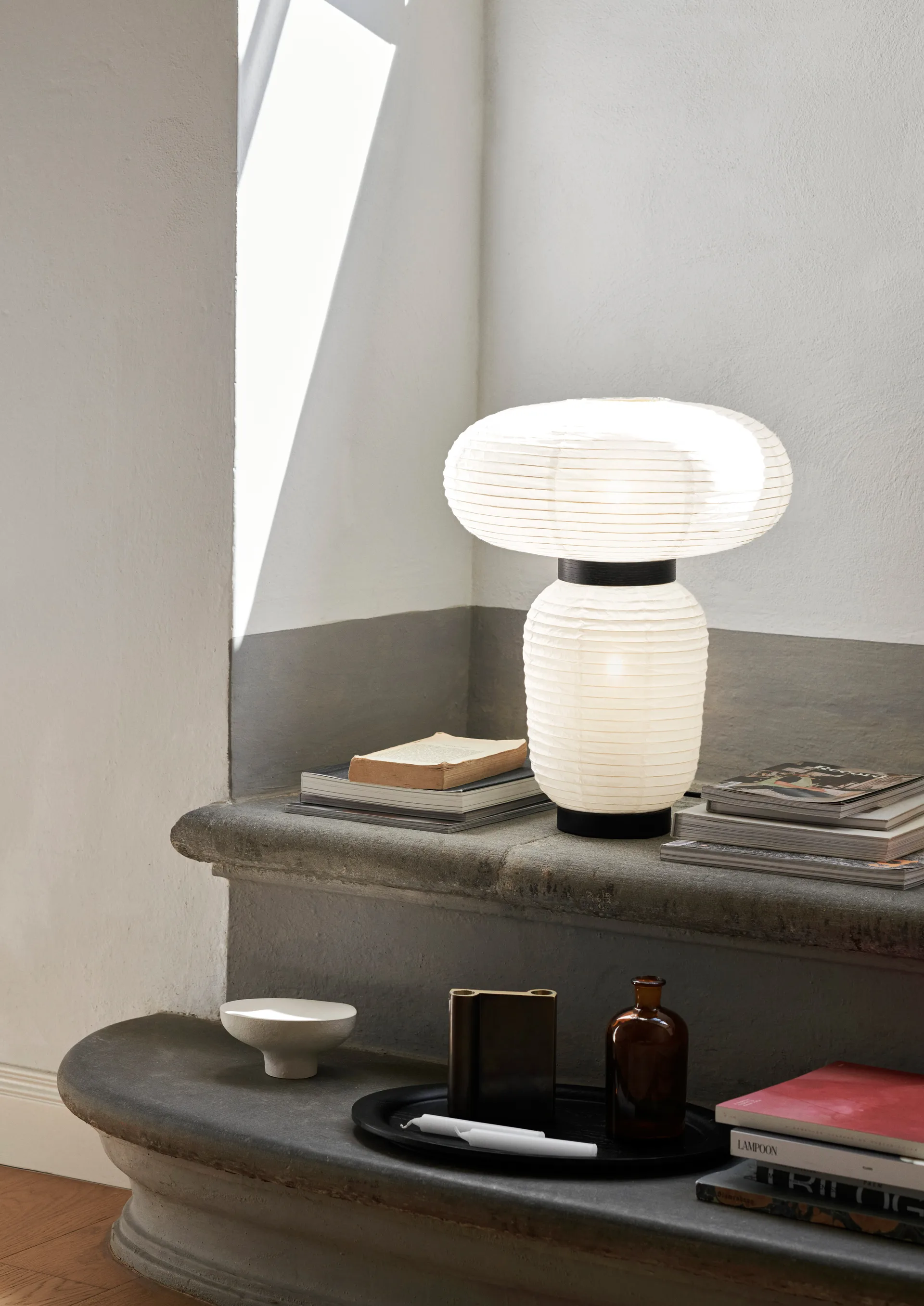 Collect SC64 tray 28 cm, Black stained oak &Tradition