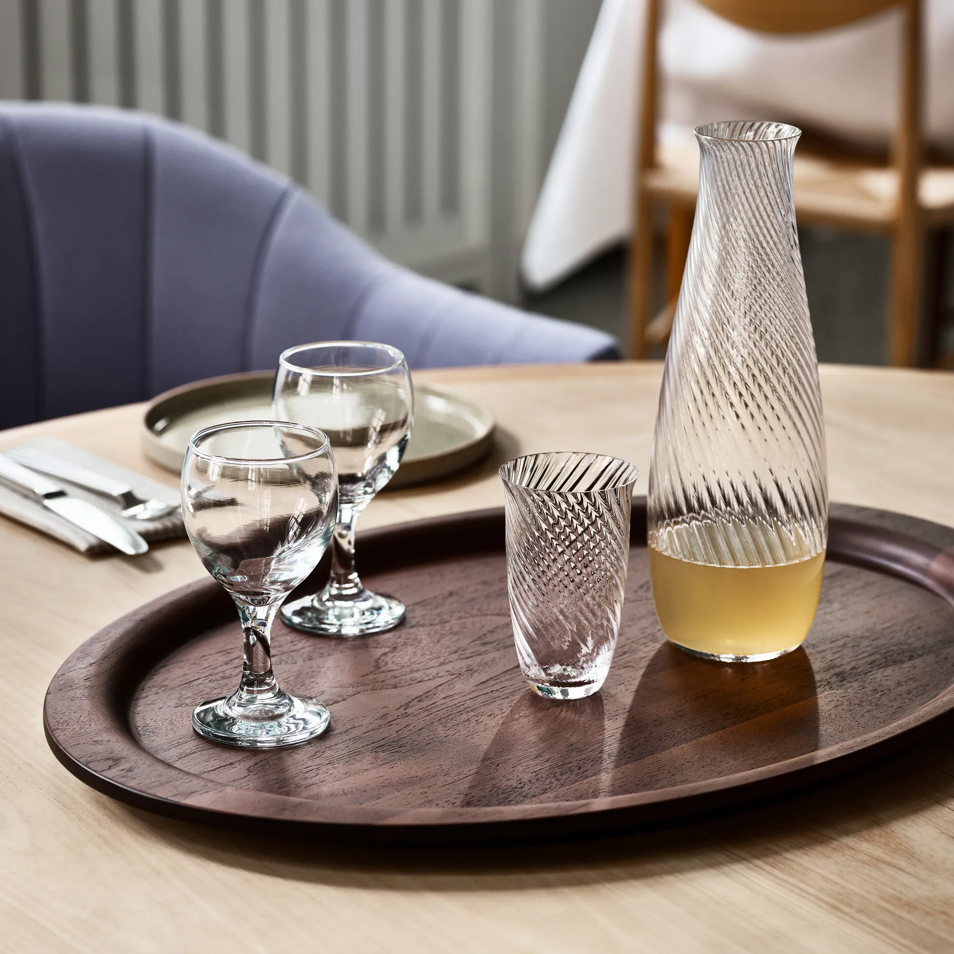 Collect SC65 tray 38x54 cm, Walnut &Tradition