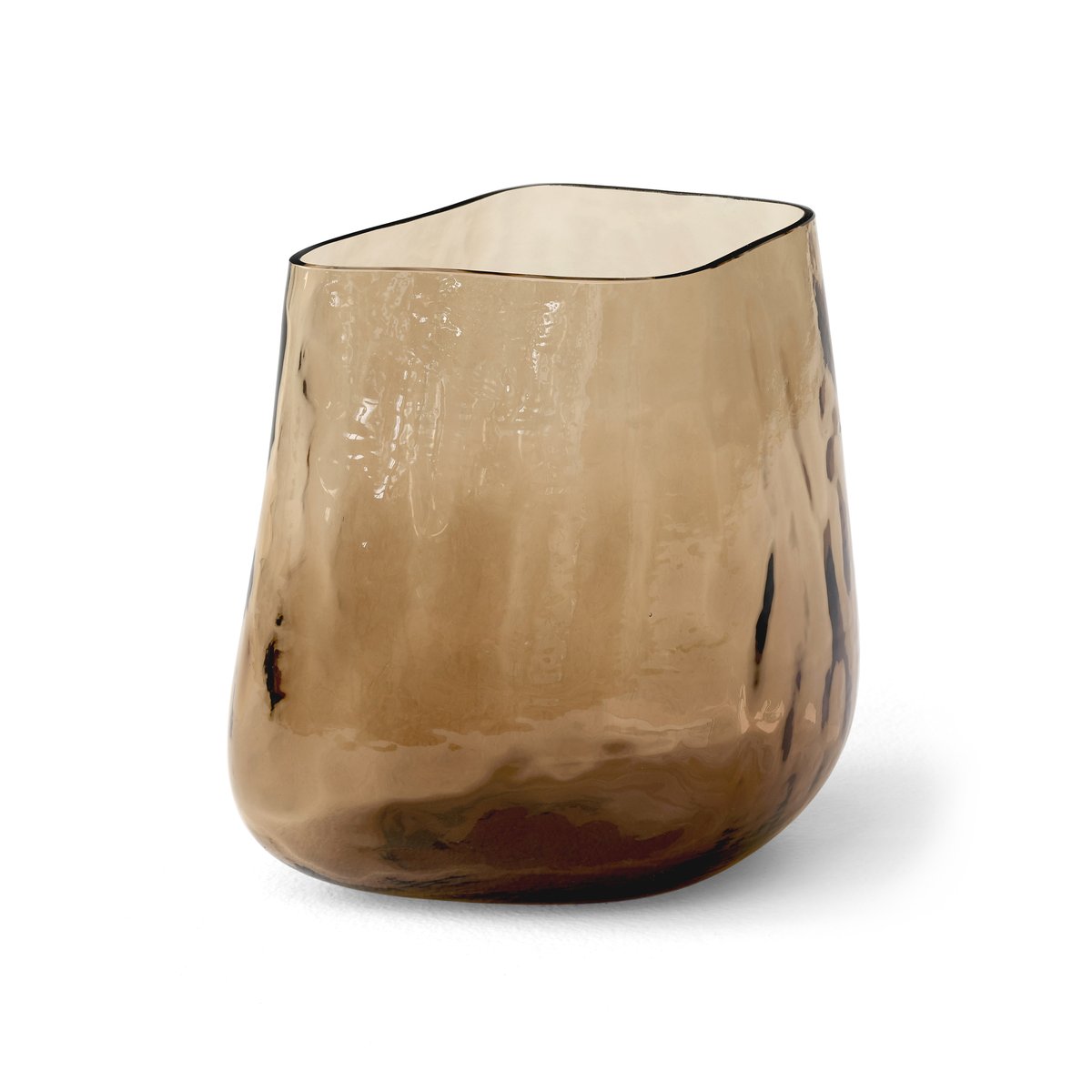 &Tradition Collect SC67 vase glass 23 cm Forest | Scandinavian Design | Vases | Brown