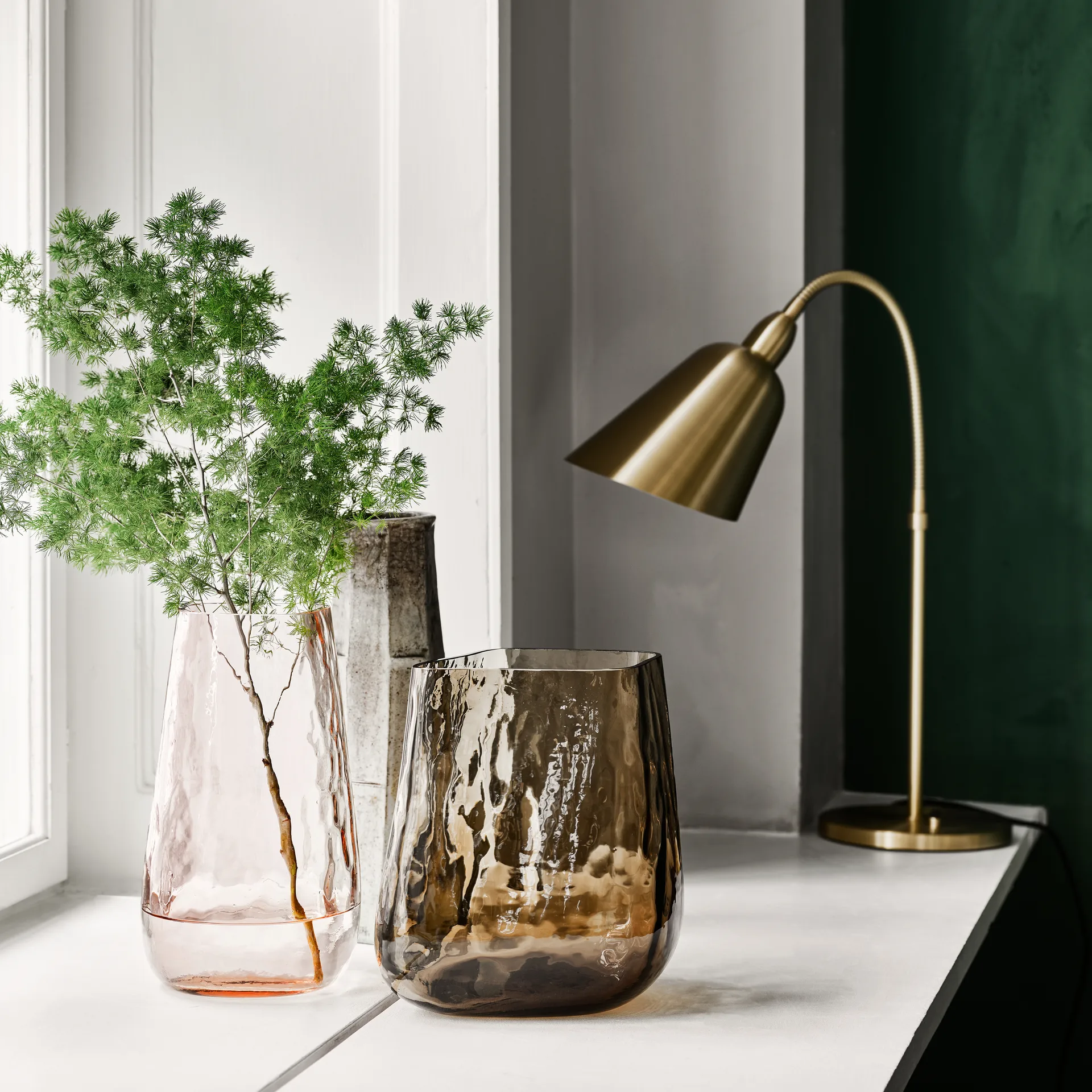 Collect SC68 vase glass 26 cm, Powder &Tradition