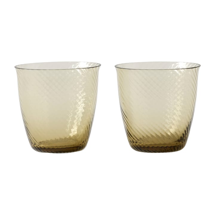 Collect SC78 water glass 2 pack - Amber - &Tradition