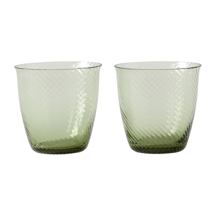 Collect SC78 water glass 2 pack - Moss - &Tradition