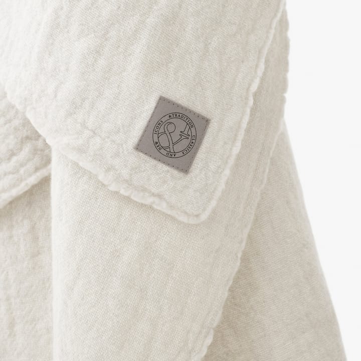 Collect wool throw SC34 130x180 cm, cloud & milk &Tradition