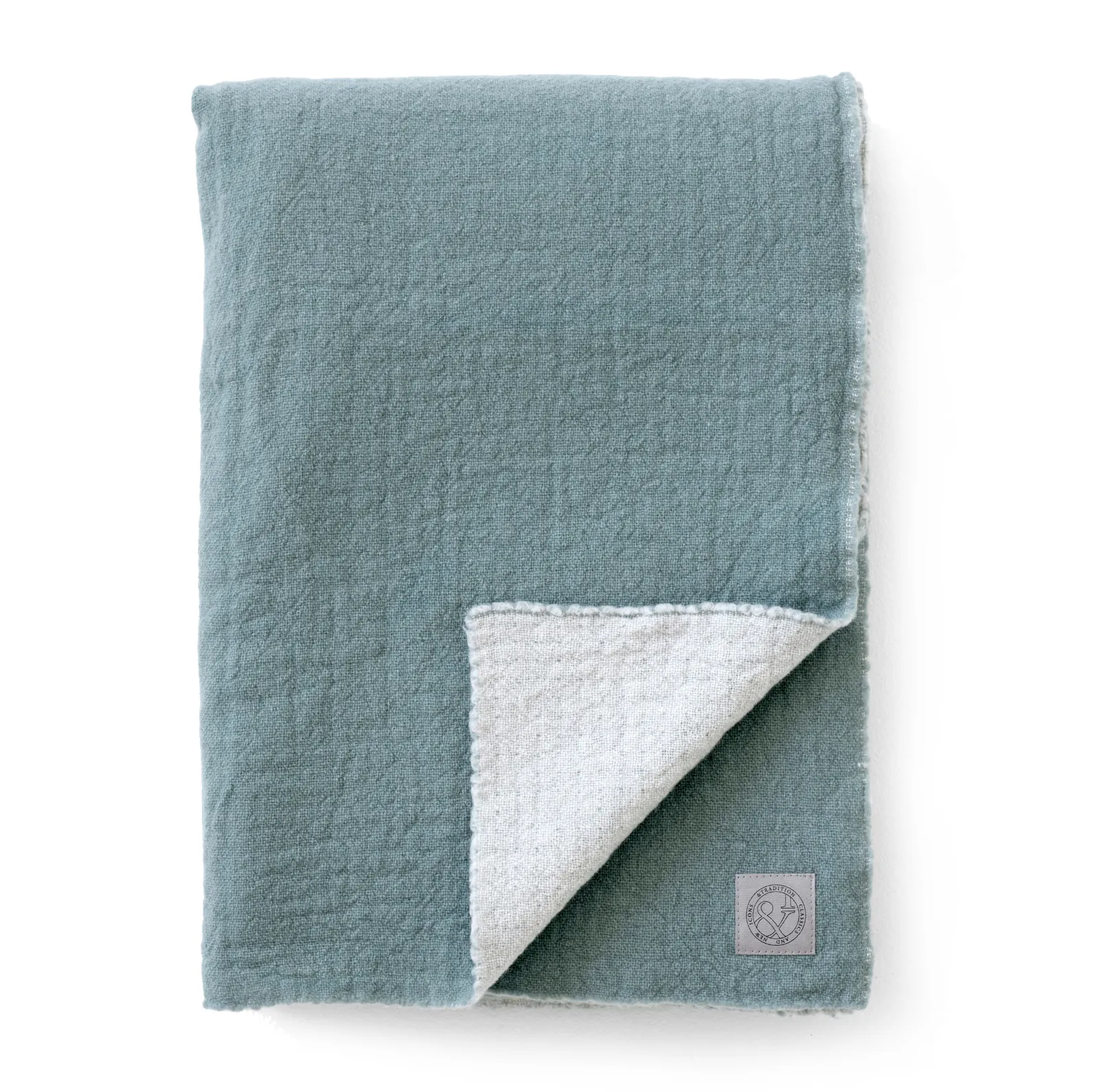 Collect wool throw SC34 130x180 cm, cloud & willow &Tradition