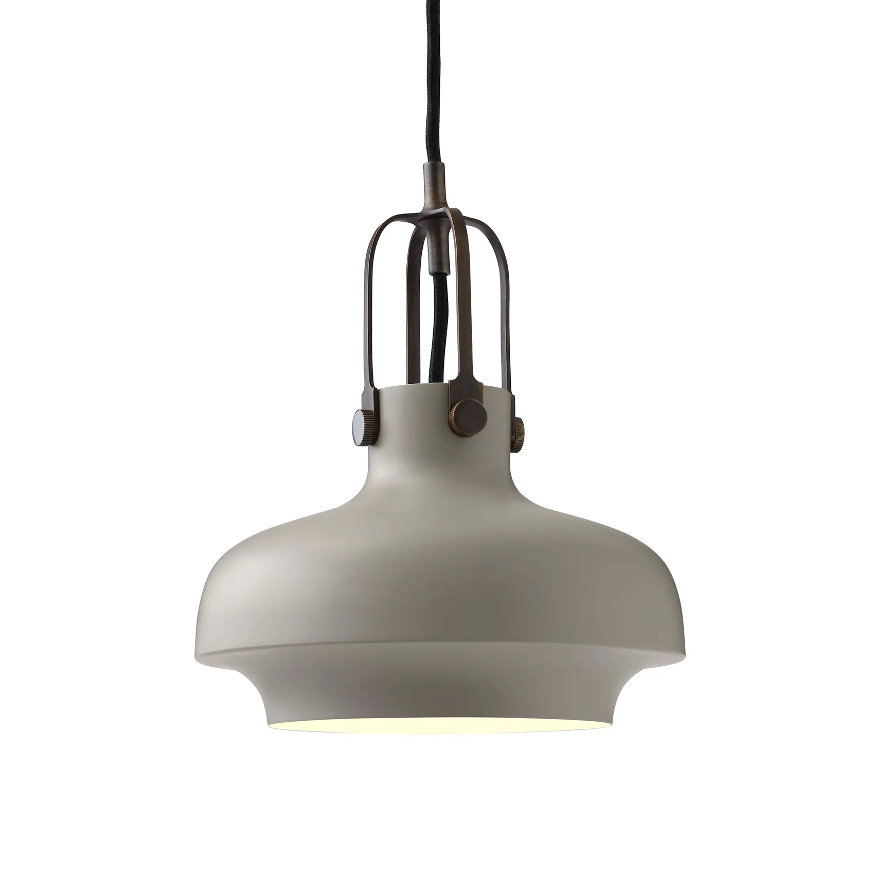 Copenhagen pendant lamp SC6, matte stone (grey) &Tradition