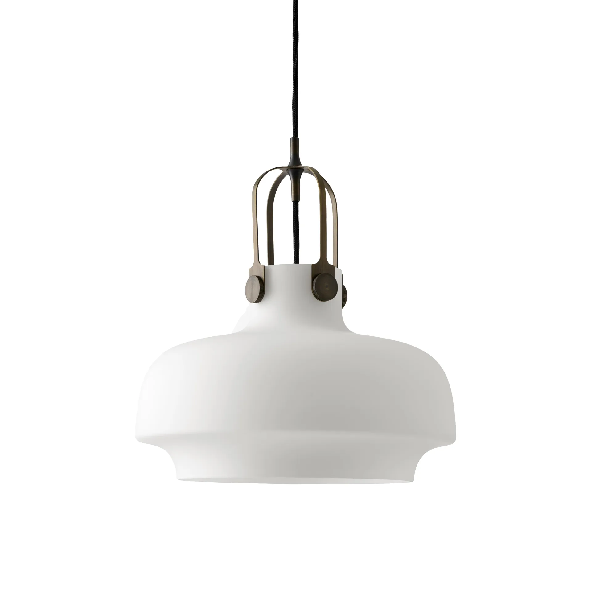 Copenhagen pendant SC7, opalglass-brass &Tradition