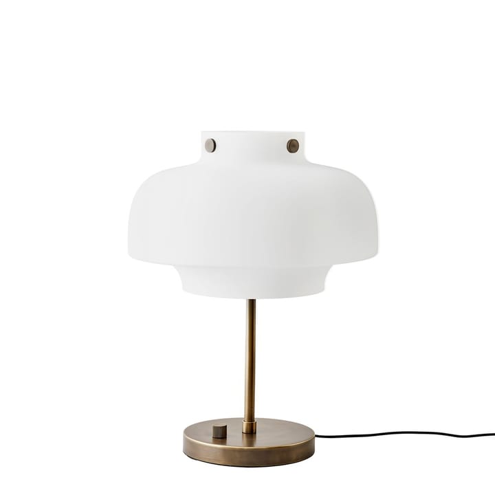 Copenhagen table lamp SC13 - opal glass-brass - &Tradition