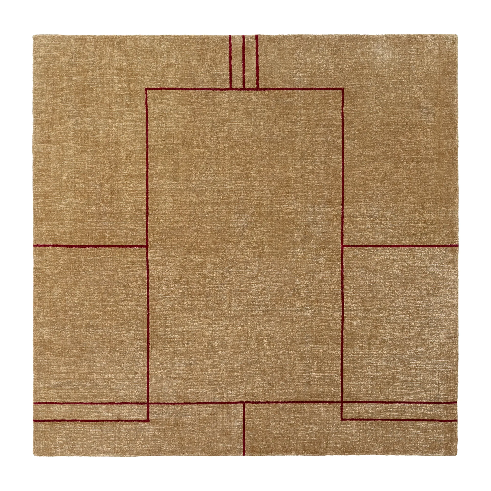 Cruise AP11 rug 240x240 cm, Bombay golden brown &Tradition