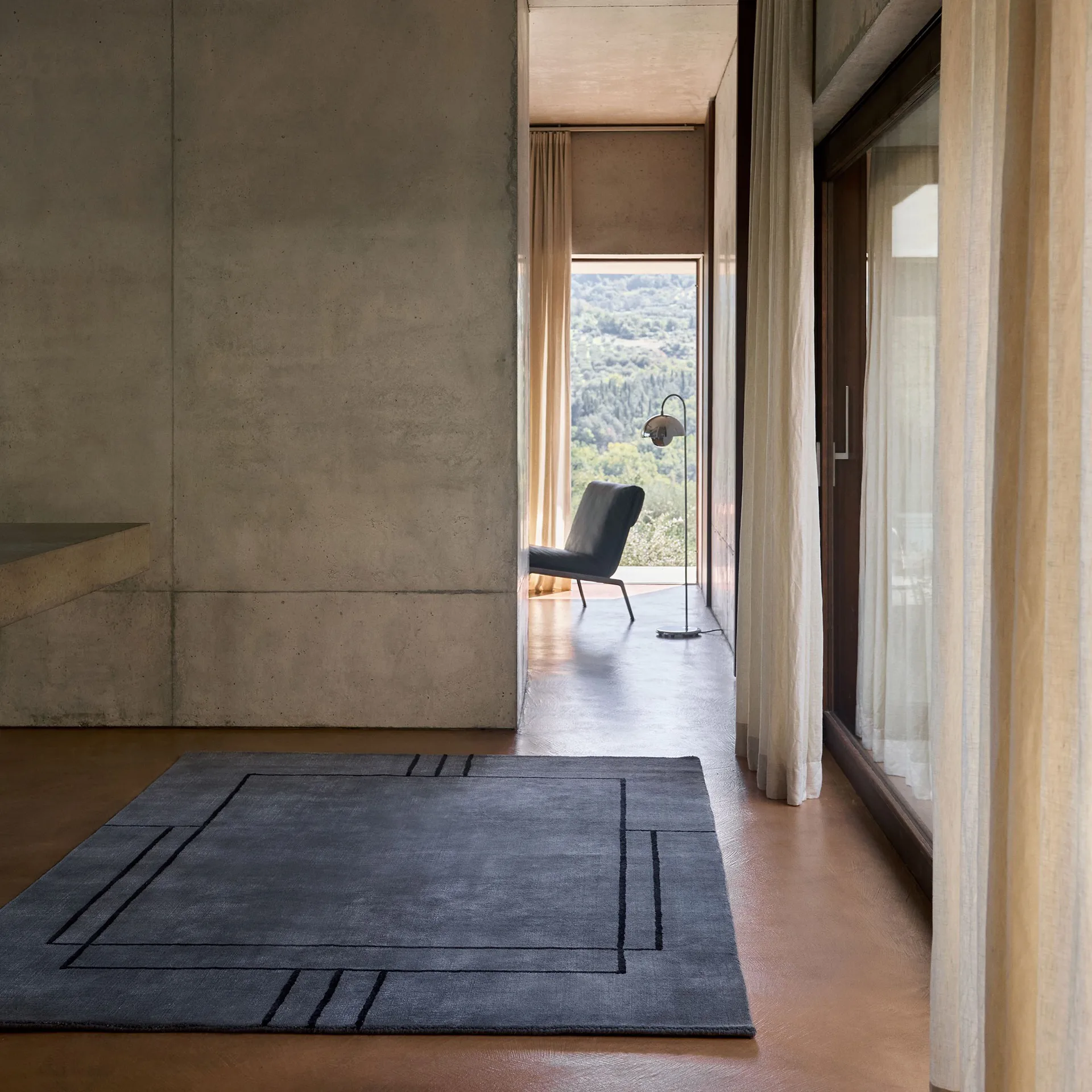 Cruise AP23 rug 170x240 cm, Colombo Grey Blue &Tradition