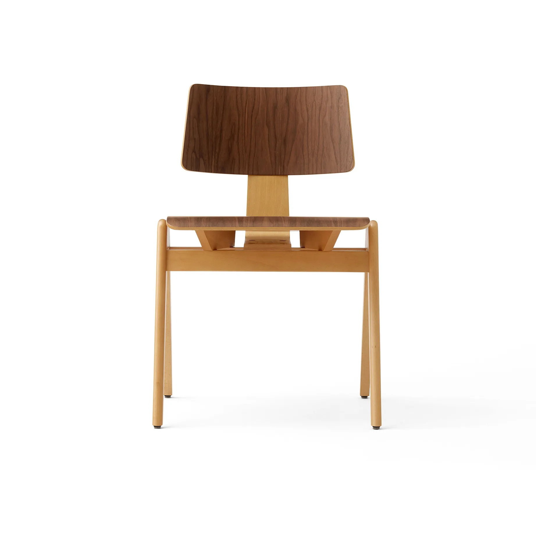 Daystak RD1 side chair, Beech-walnut &Tradition