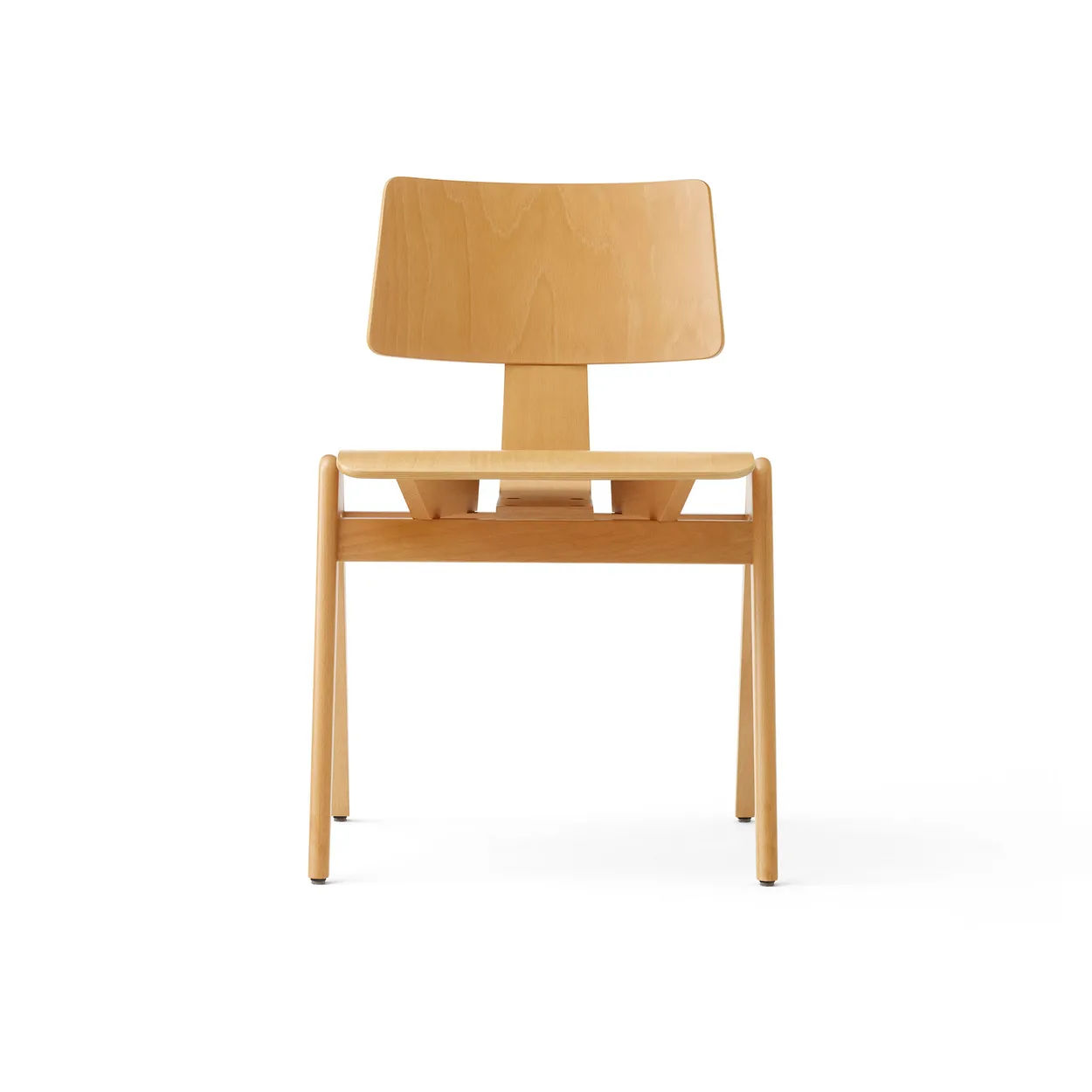 &Tradition Daystak RD1 side chair Beech | Scandinavian Design | Chairs | Beige