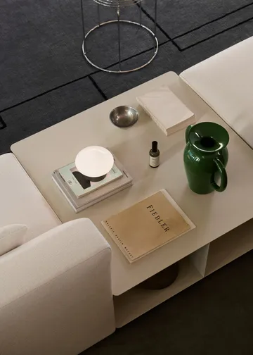 Develius EV3 coffee table - Steel ivory, Ø89x40 cm - &Tradition