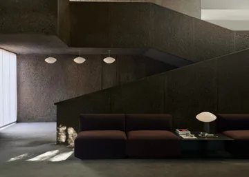 Develius EV3 coffee table - Steel stone grey, Ø89x40 cm - &Tradition