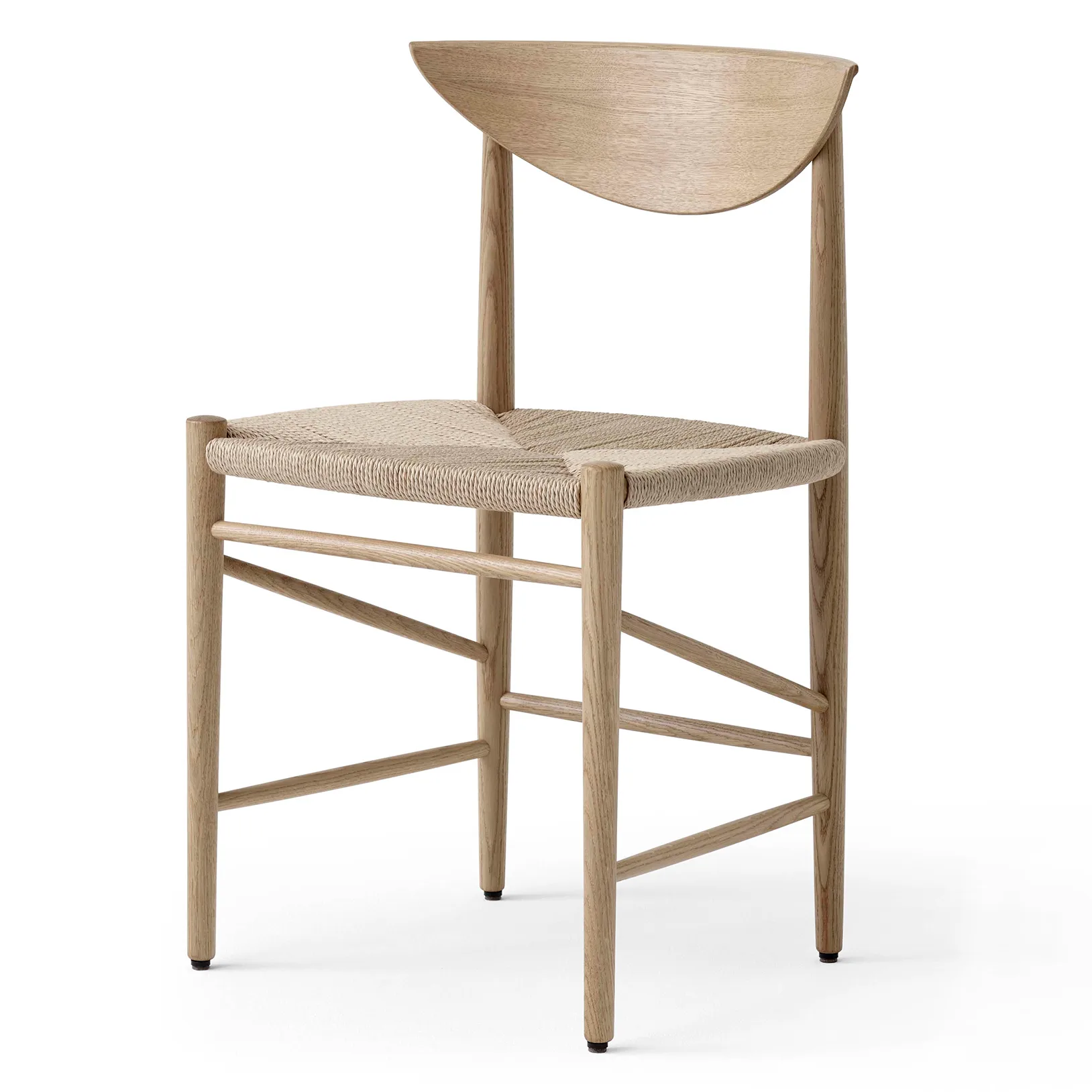 Drawn chair HM3, White oiled oak &Tradition