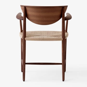 Drawn chair HM4 with armrest - Walnut - &Tradition