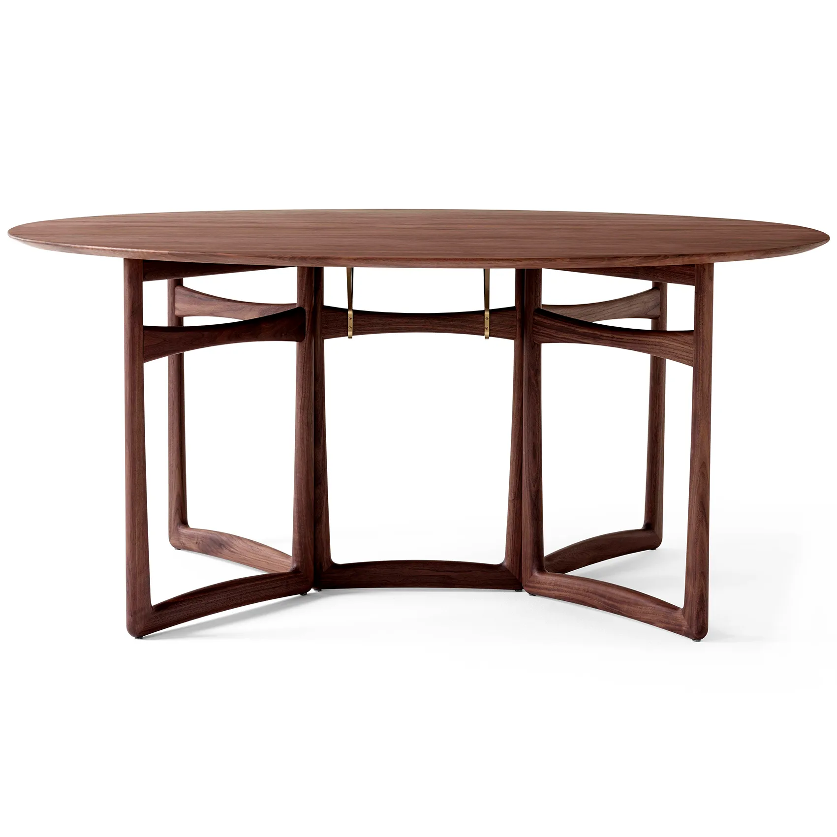 Drop Leaf dining table HM6, Walnut &Tradition