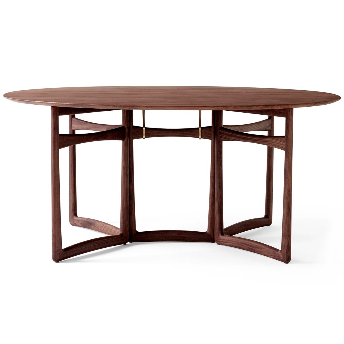 &Tradition Drop Leaf dining table HM6 Walnut | Scandinavian Design | Dining tables | Brown